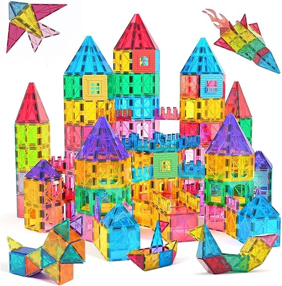 100 piece magnetic tiles building blocks for kids – stem educational toys for ages 3 4 5 6 7 8 year old, preschool learning construction set for boys & girls – creative montessori sensory play 100 piece magnetic tiles building blocks for kids – stem educational toys for ages 3 4 5 6 7 8 year old, preschool learning construction set for boys & girls – creative montessori sensory play
